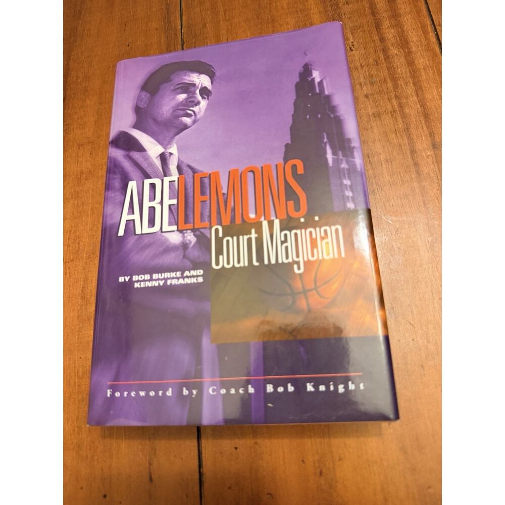 Abe Lemons Court Magician Signed Bob Burke OCU Texas Longhorns Basketball Book